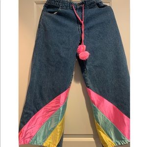 Auraze for Beau Baker y2k rainbow rave pants